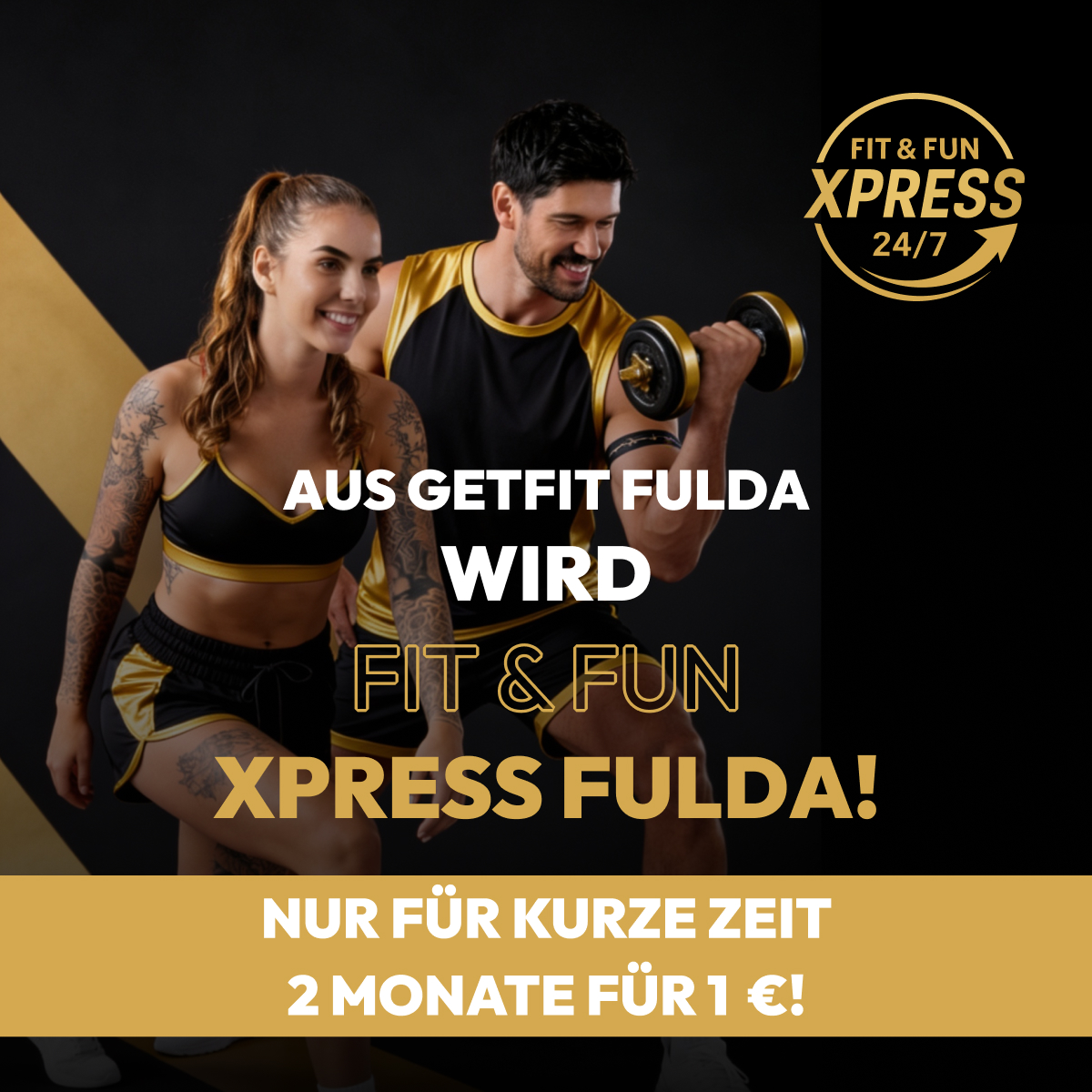 Aus GETFIT Fulda wird Fit & Fun Xpress